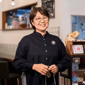 「編み物と喫茶店」藤森理恵さん