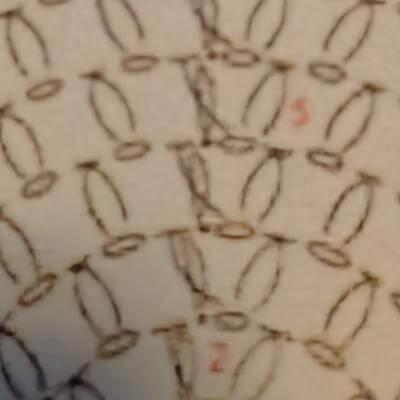 この立ち上がりはどう編むのでしょうか？